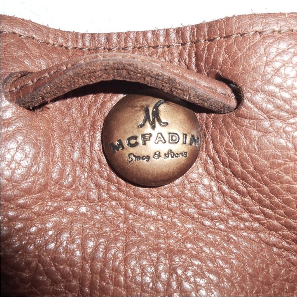 McFadin*****Fringe Brown Shoulder Bag!! - Picture 6 of 12